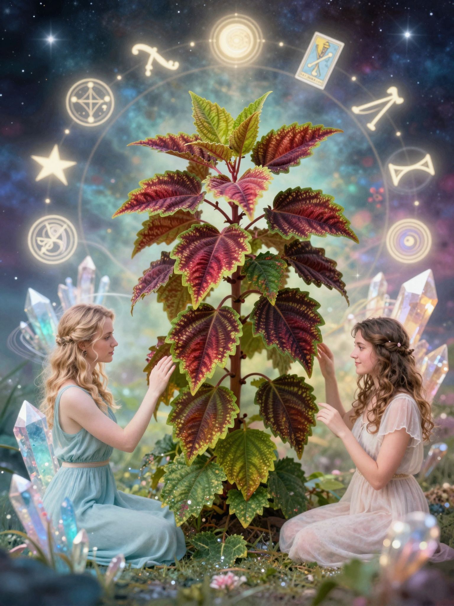 A díszcsalán ciklikus növekedése harmóniát teremt a természetben.