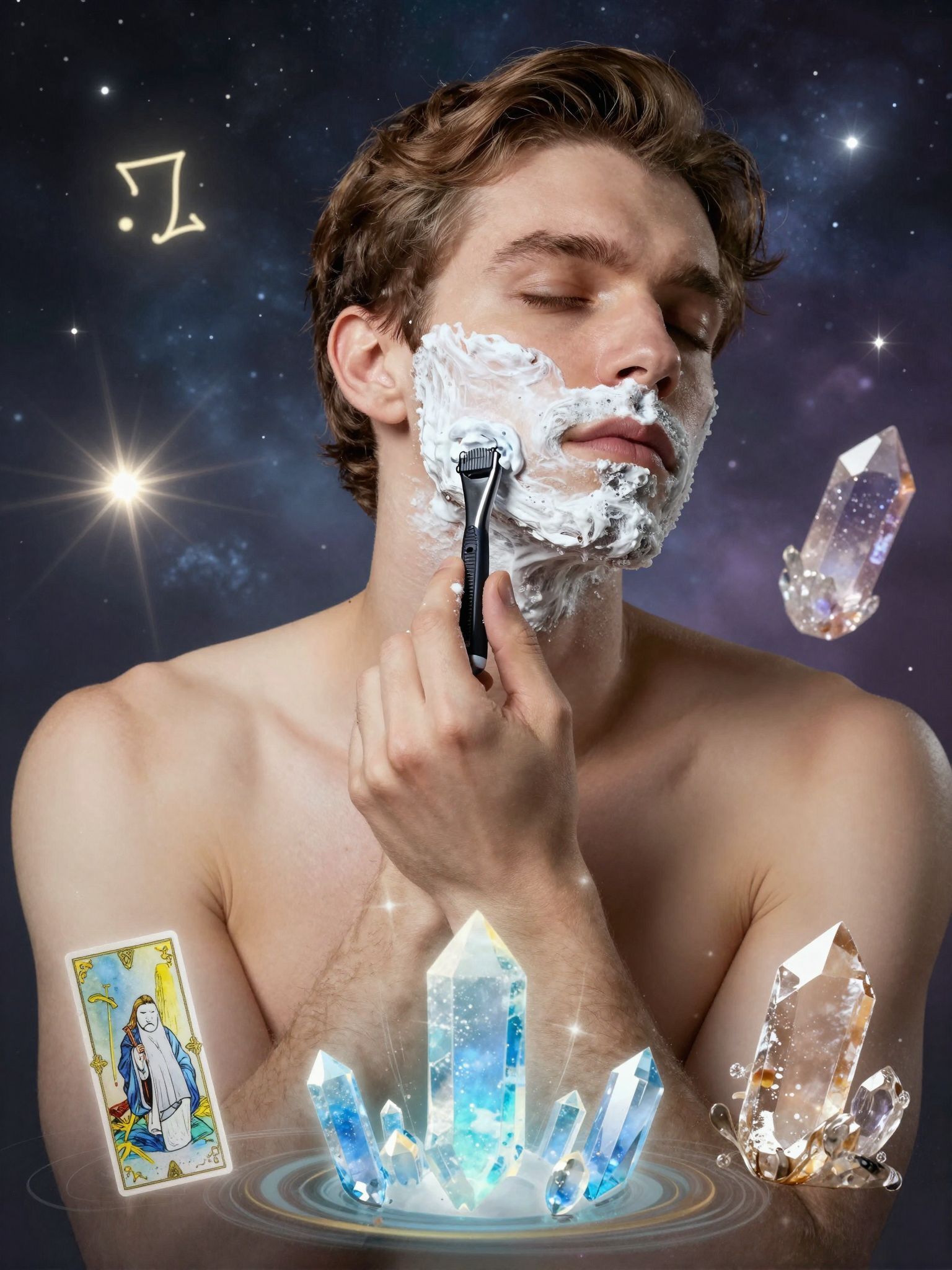 A borotválkozás szimbolikus tisztulást és újjászületést jelenthet.