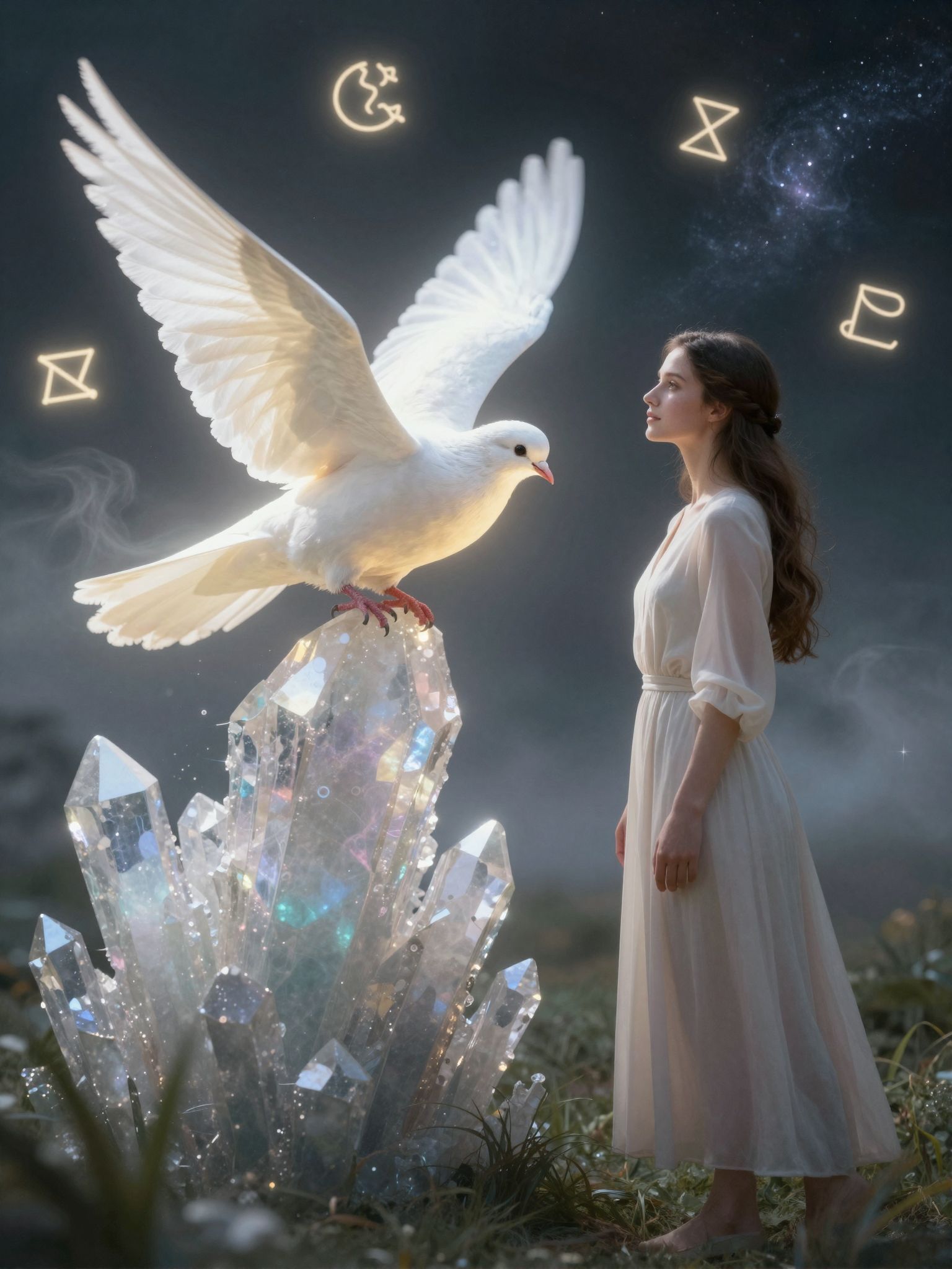 A galambok gyakran a lélek üzenetét közvetítik.