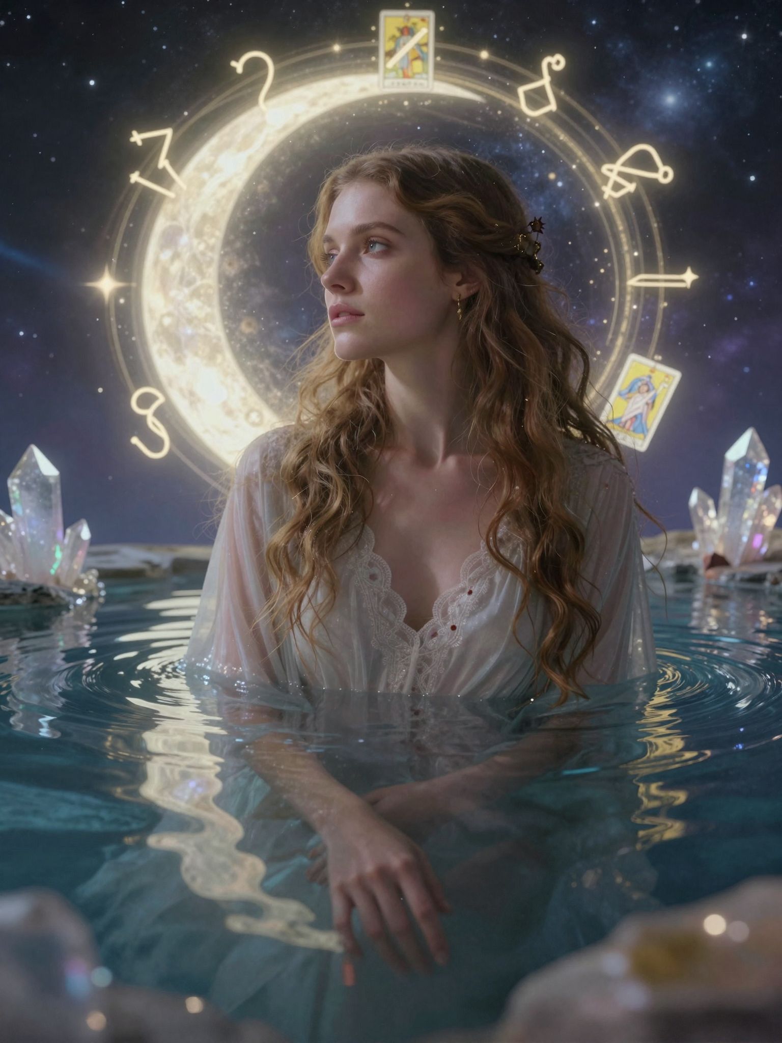 A Hold-Neptunusz oppozíció a kapcsolatok idealizálásához vezet.