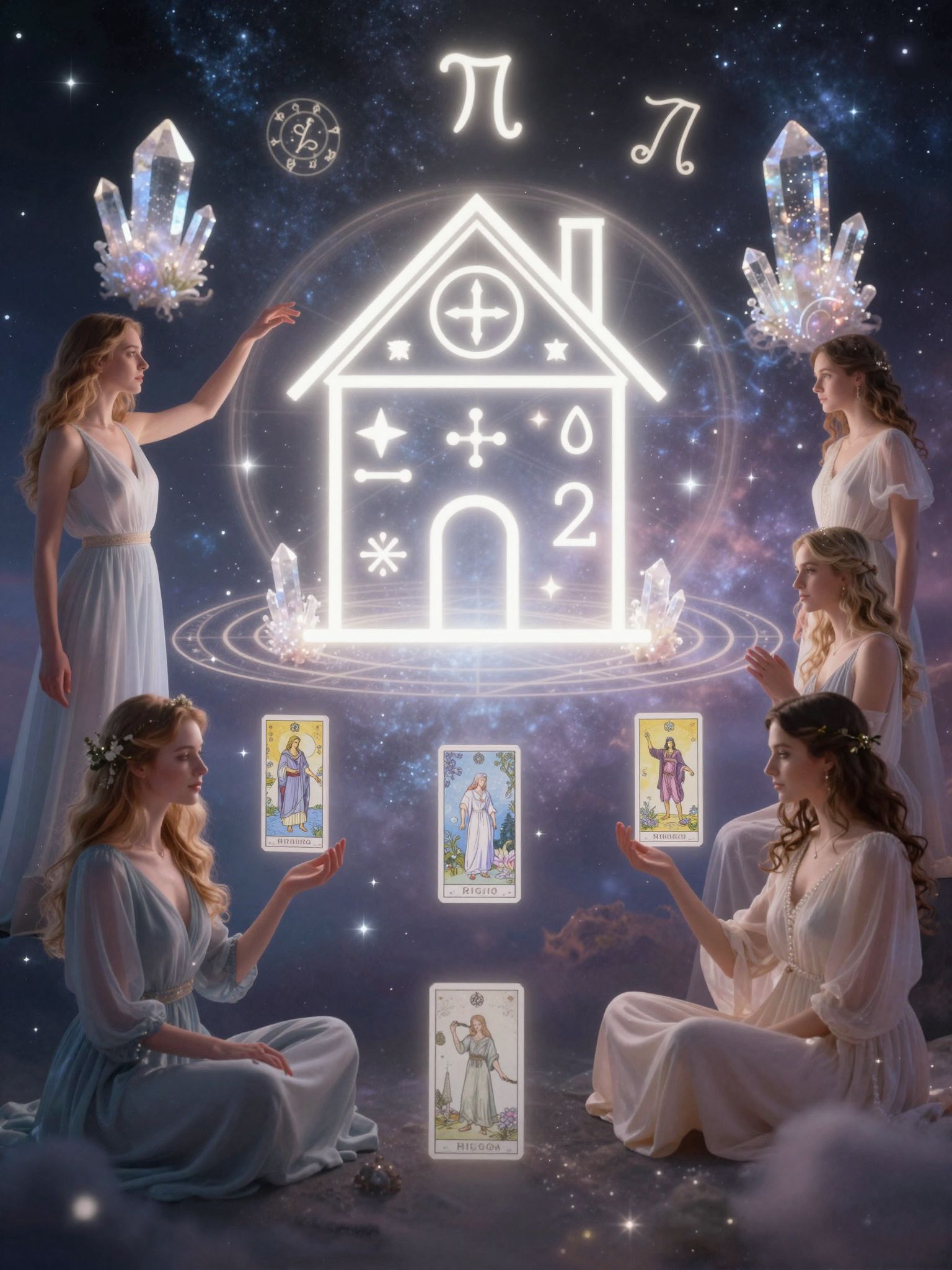 A horoszkópházak az élet különböző aspektusait tükrözik.