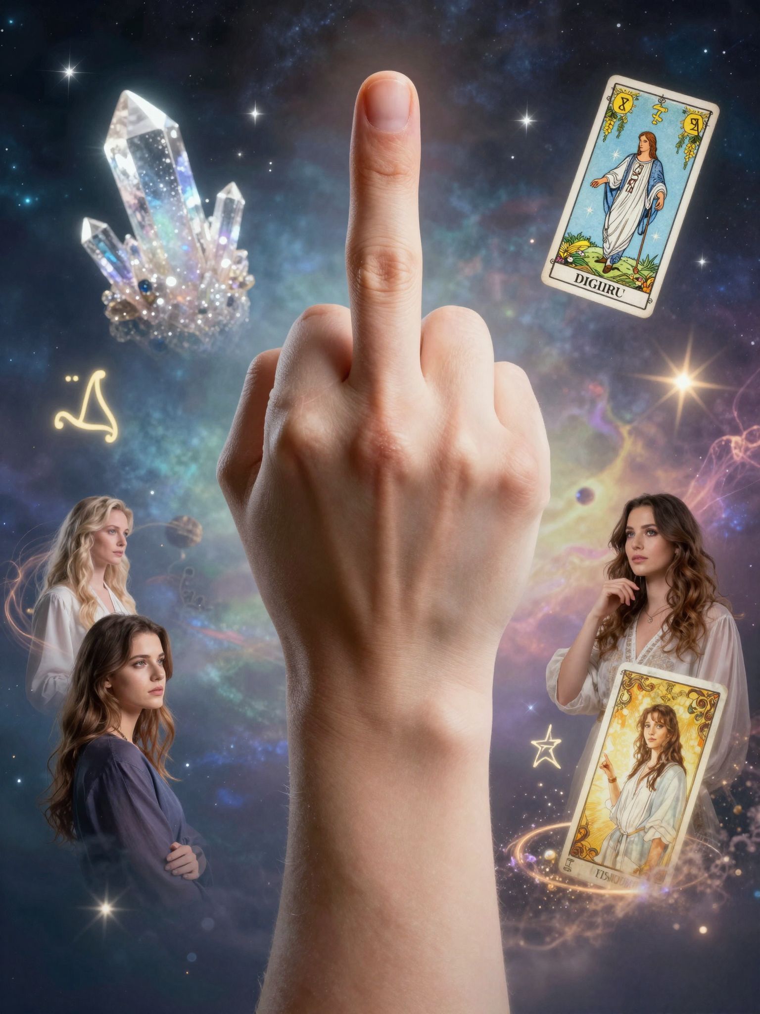 A középső ujj a felelősség és az önérvényesítés szimbóluma.