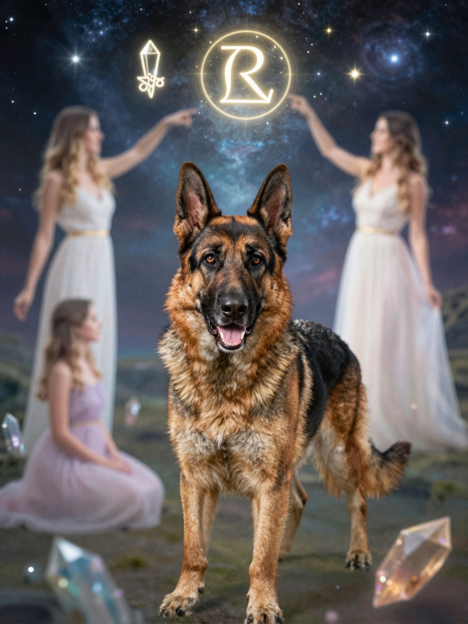 A németjuhász erősíti az emberek közötti bizalmat és kötelékeket.