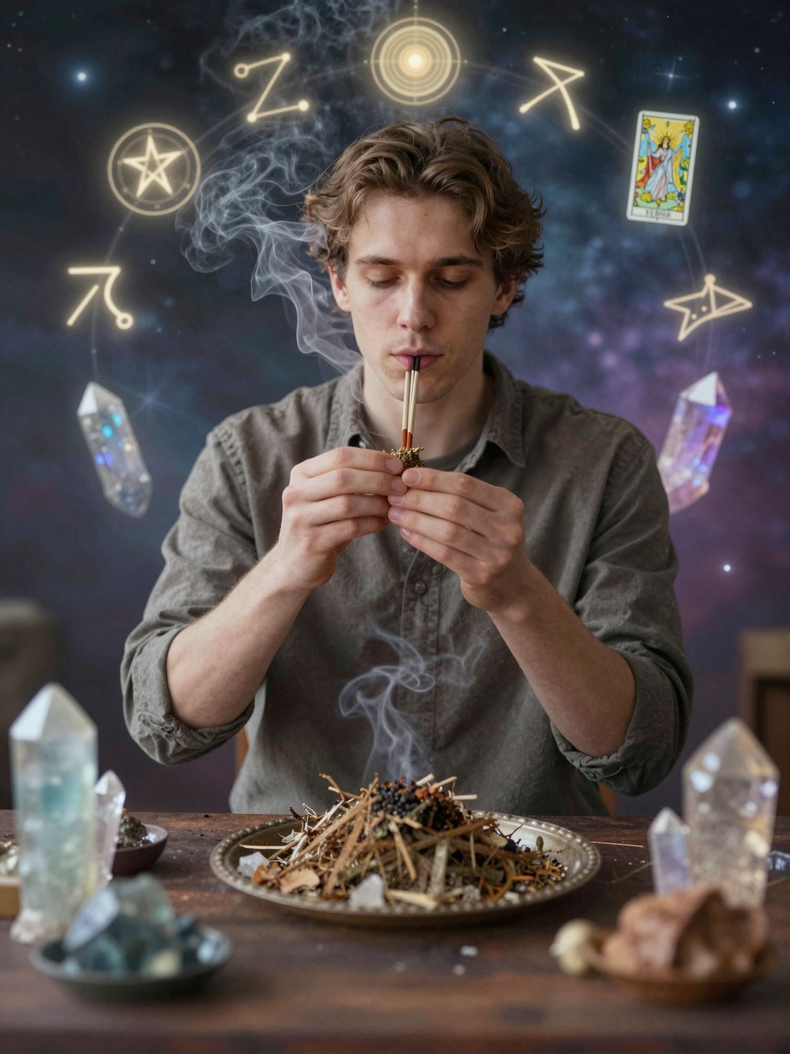 A növényi füstölés erősíti a pozitív energiákat.