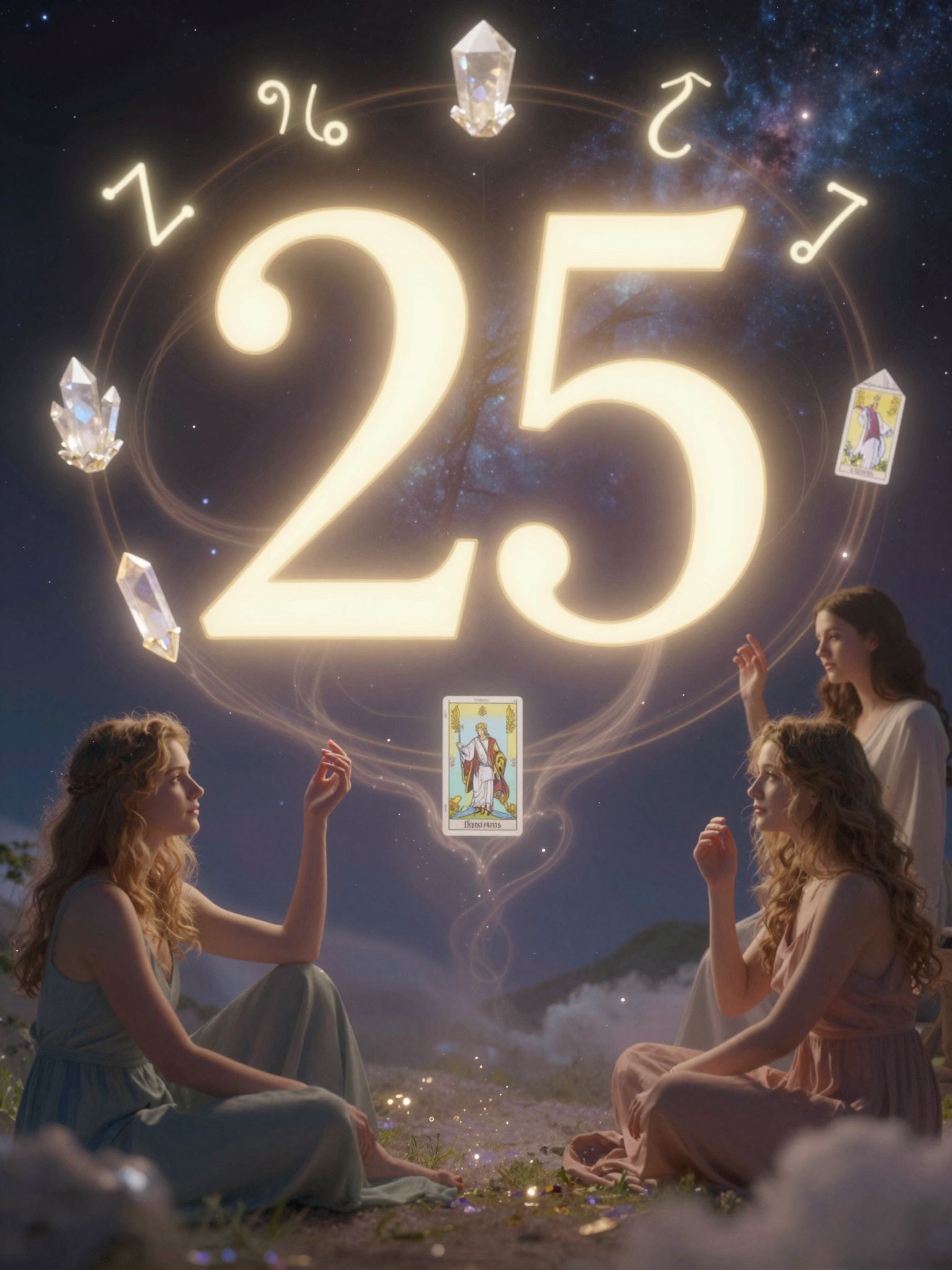 A 25-ös szám a harmónia és a fejlődés jele.