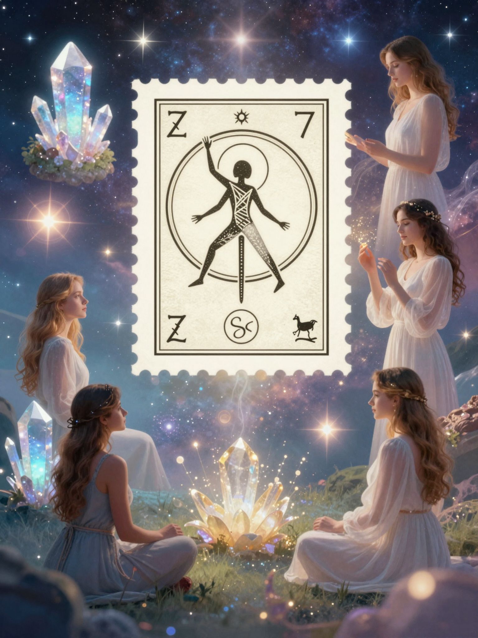 A bélyegek szimbolizálják a múltunk és jövőnk kapcsolatát.