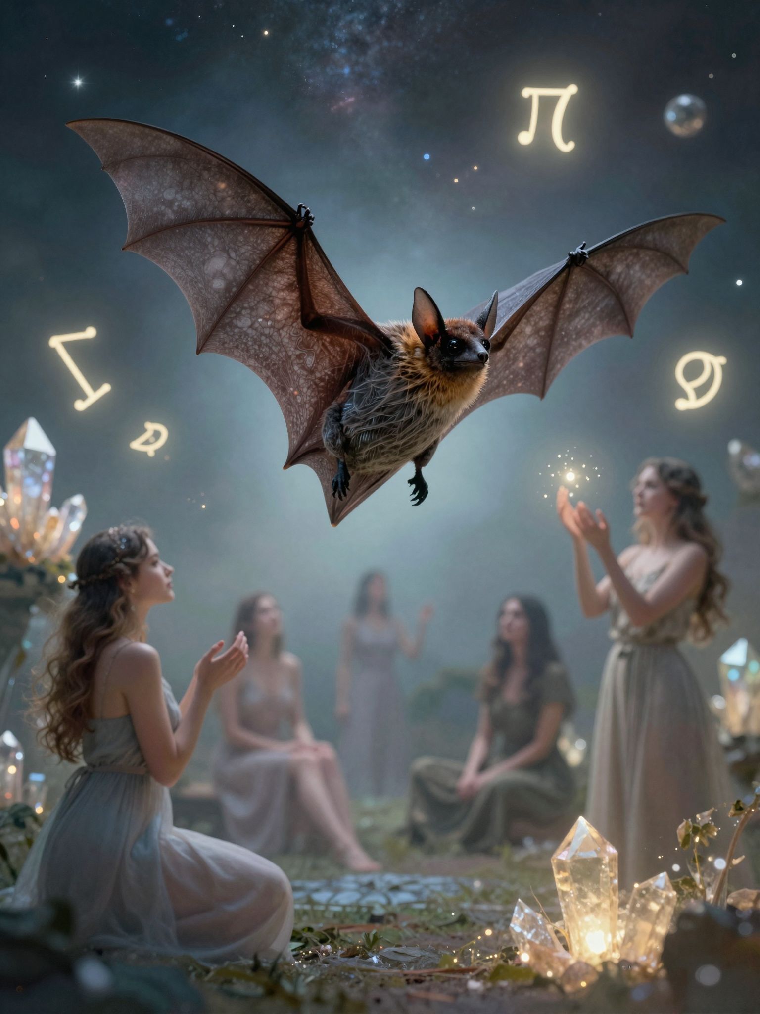 A denevér a változás és az átalakulás szimbóluma.