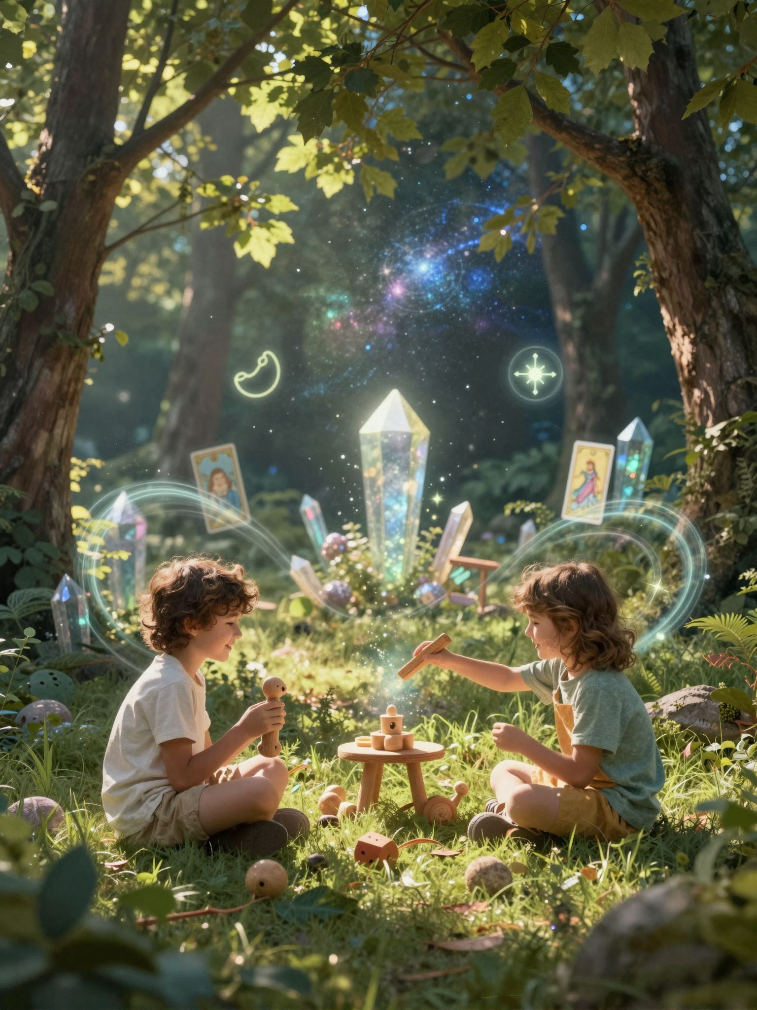 A természetes anyagok serkentik a gyerekek kreativitását és flow élményét.