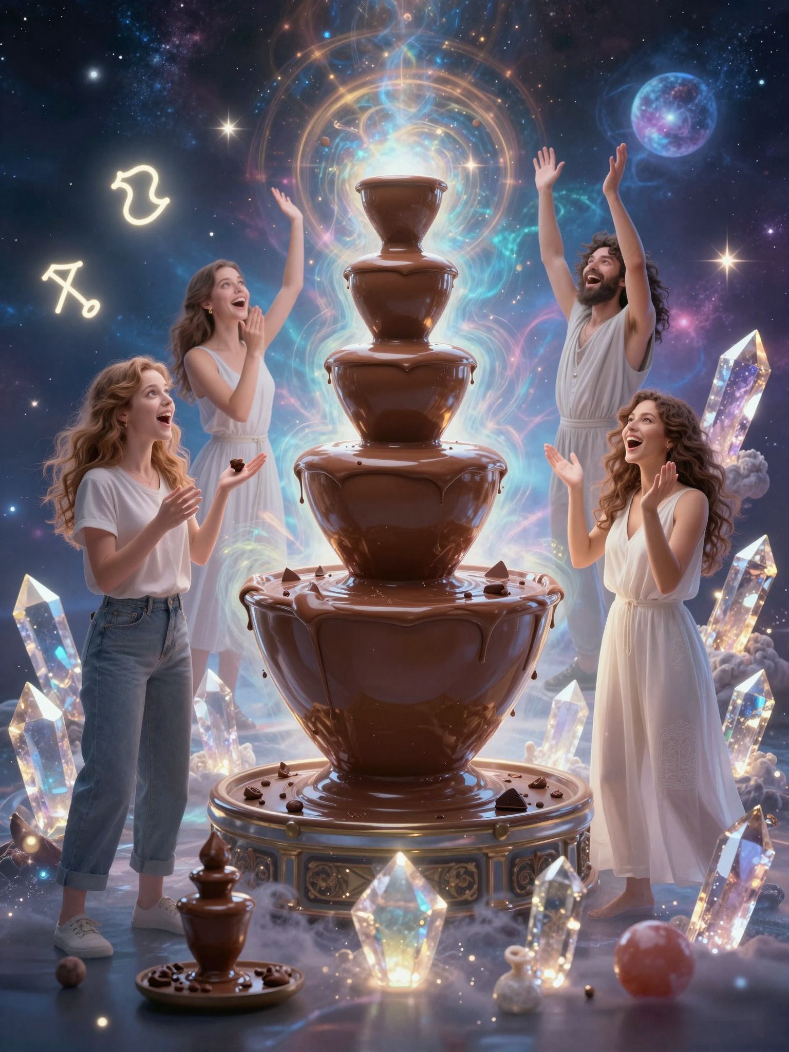 A csokoládé bőségszimbólum, amely az örömöt is hozza.