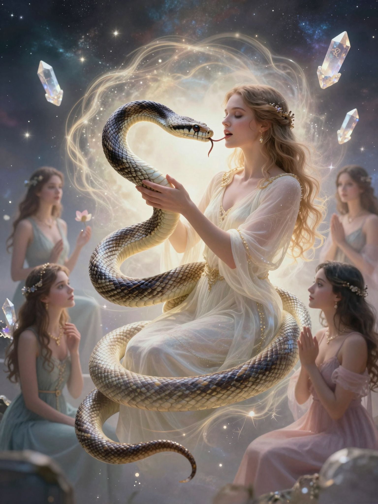 A kígyók etetése türelmet és odafigyelést igényel.