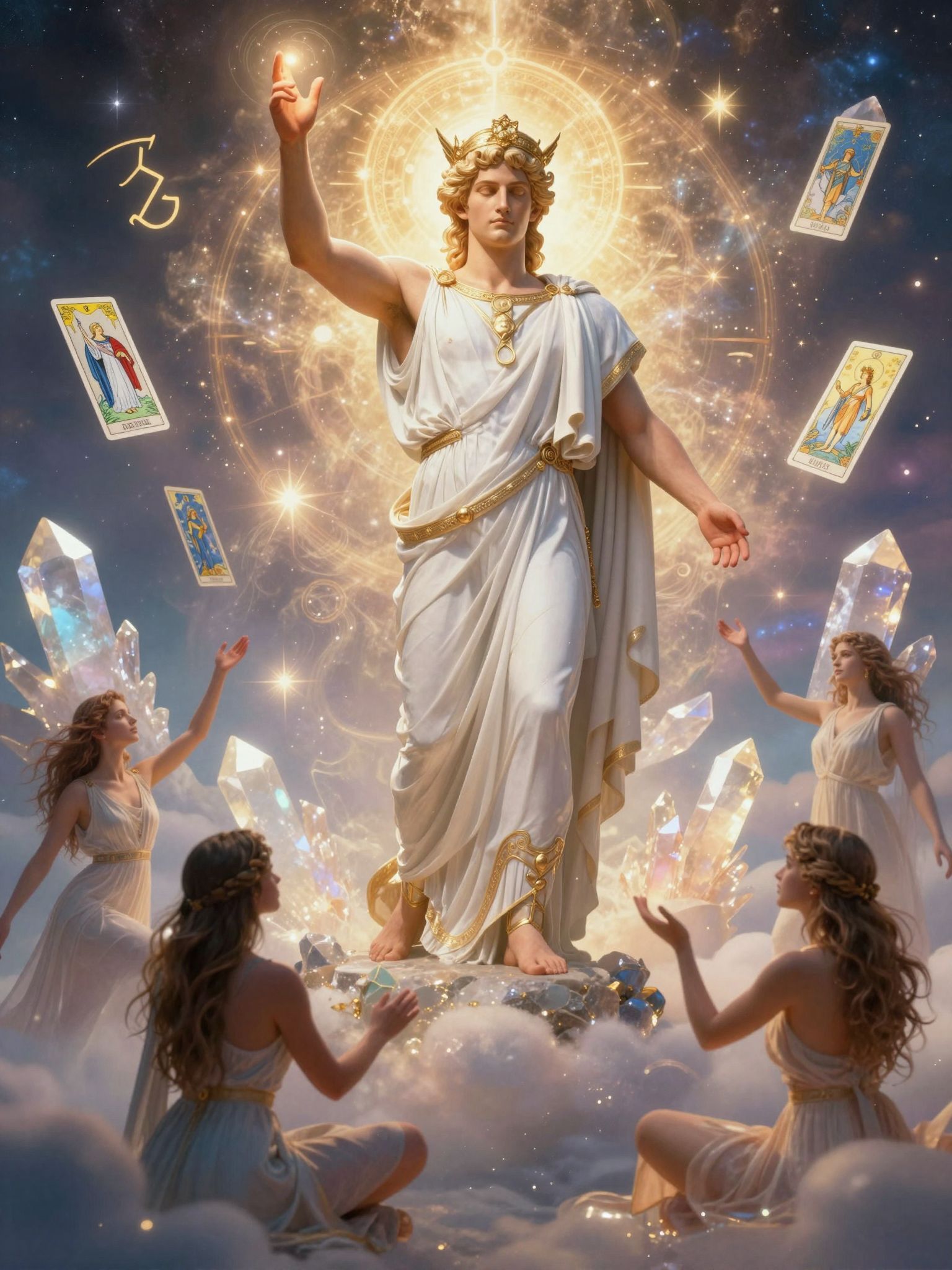 Apollón a harmónia és rend megtestesítője az életben.