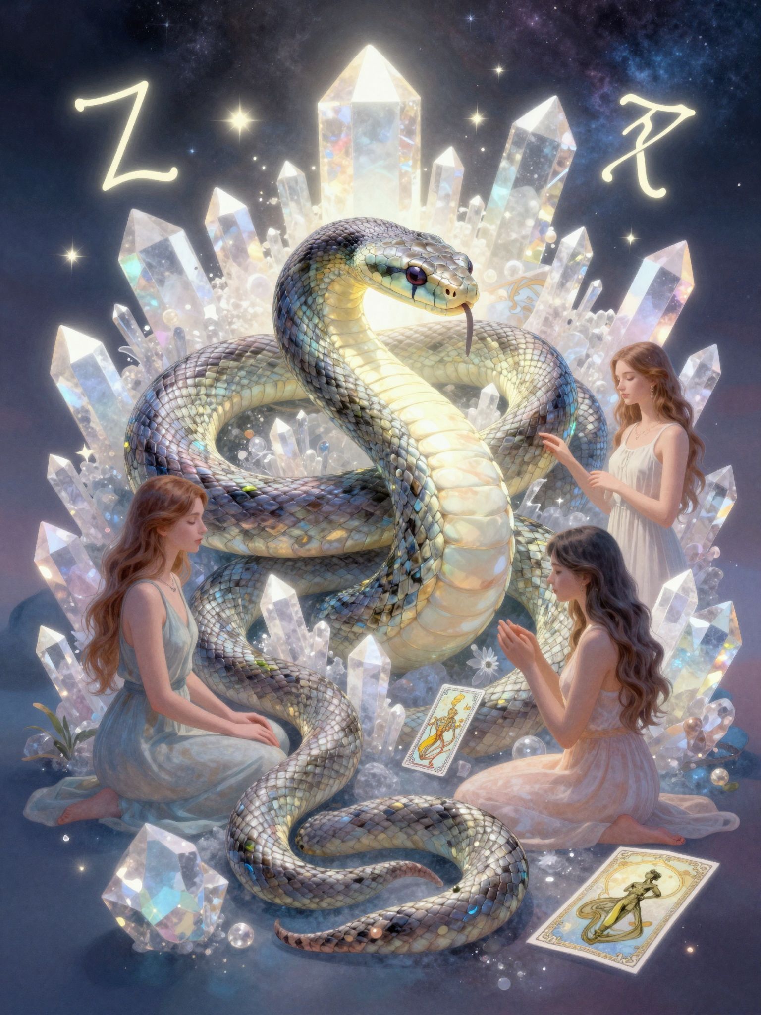 Az alvó kígyó a rejtett félelmek szimbóluma lehet.