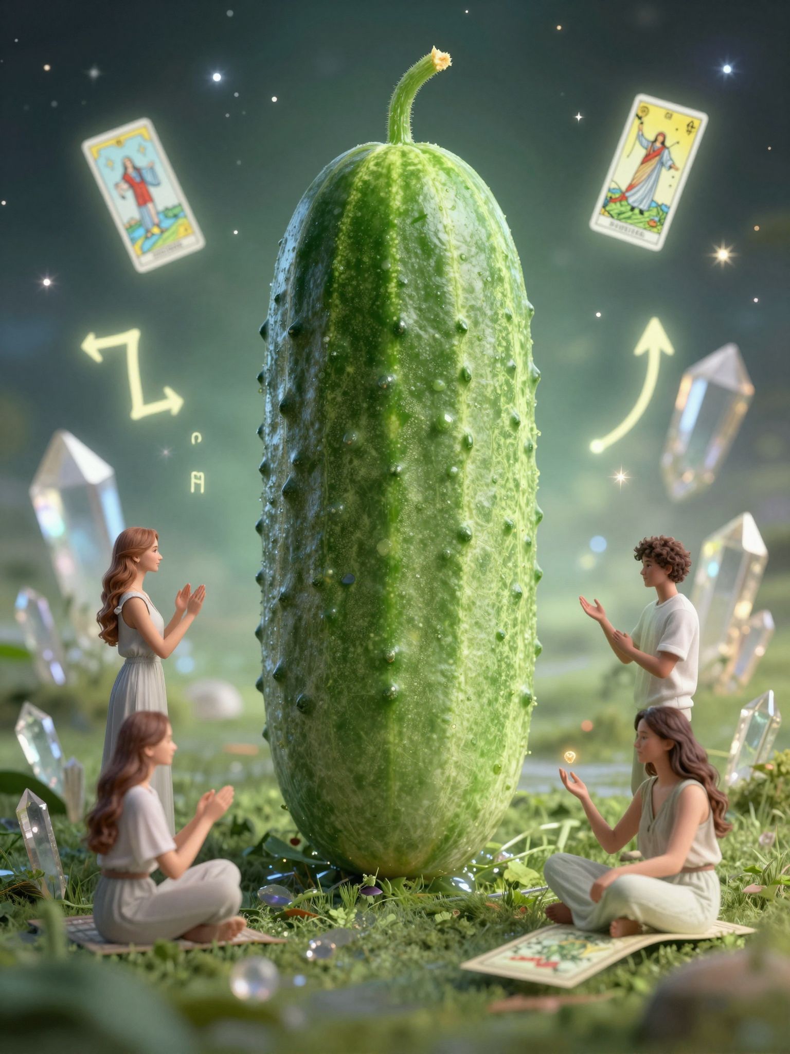 Az uborka színe és állaga tükrözi az érzelmeket.