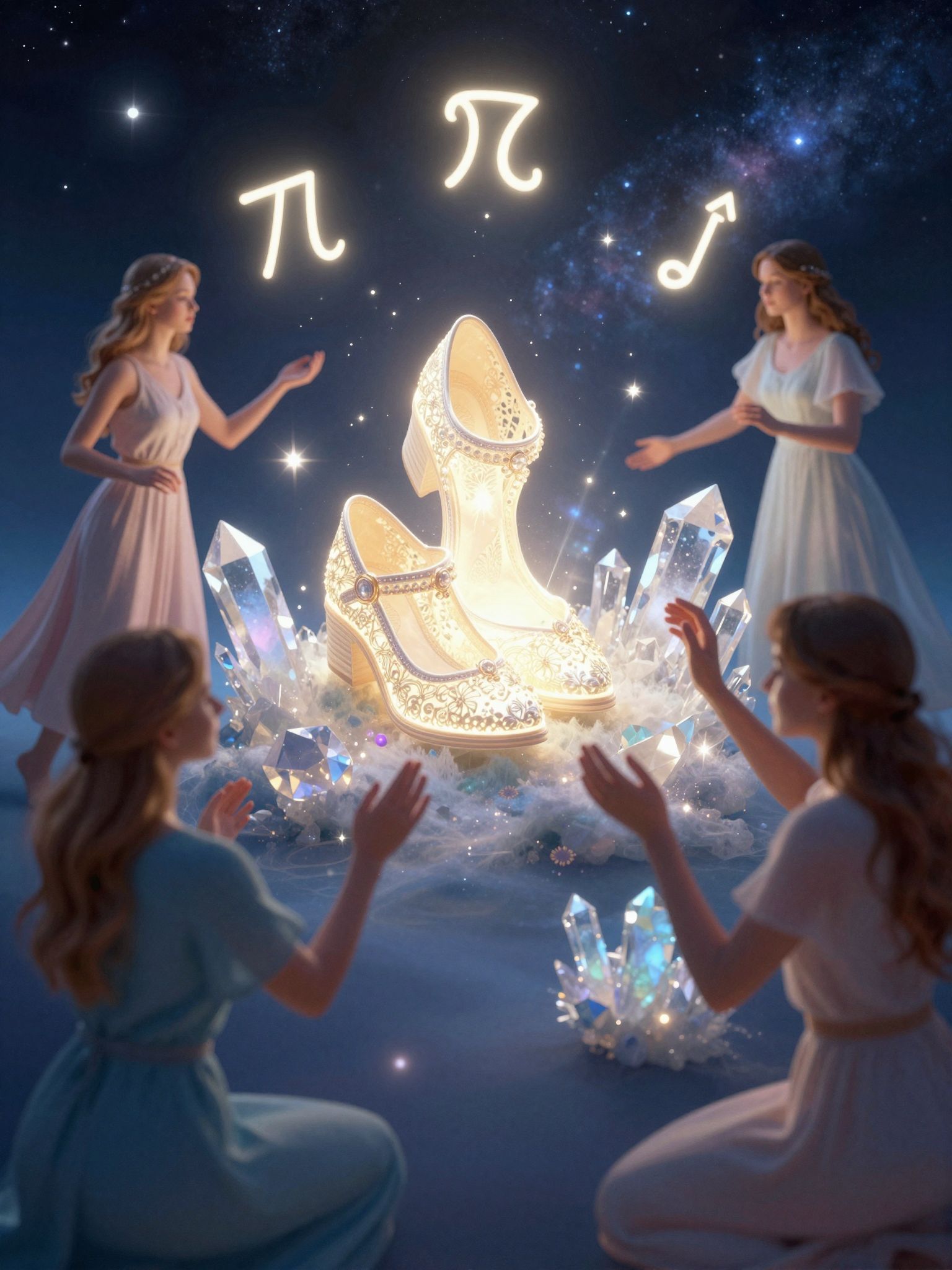 A lábbelik szimbolizálják az utazást és az életszakaszokat.