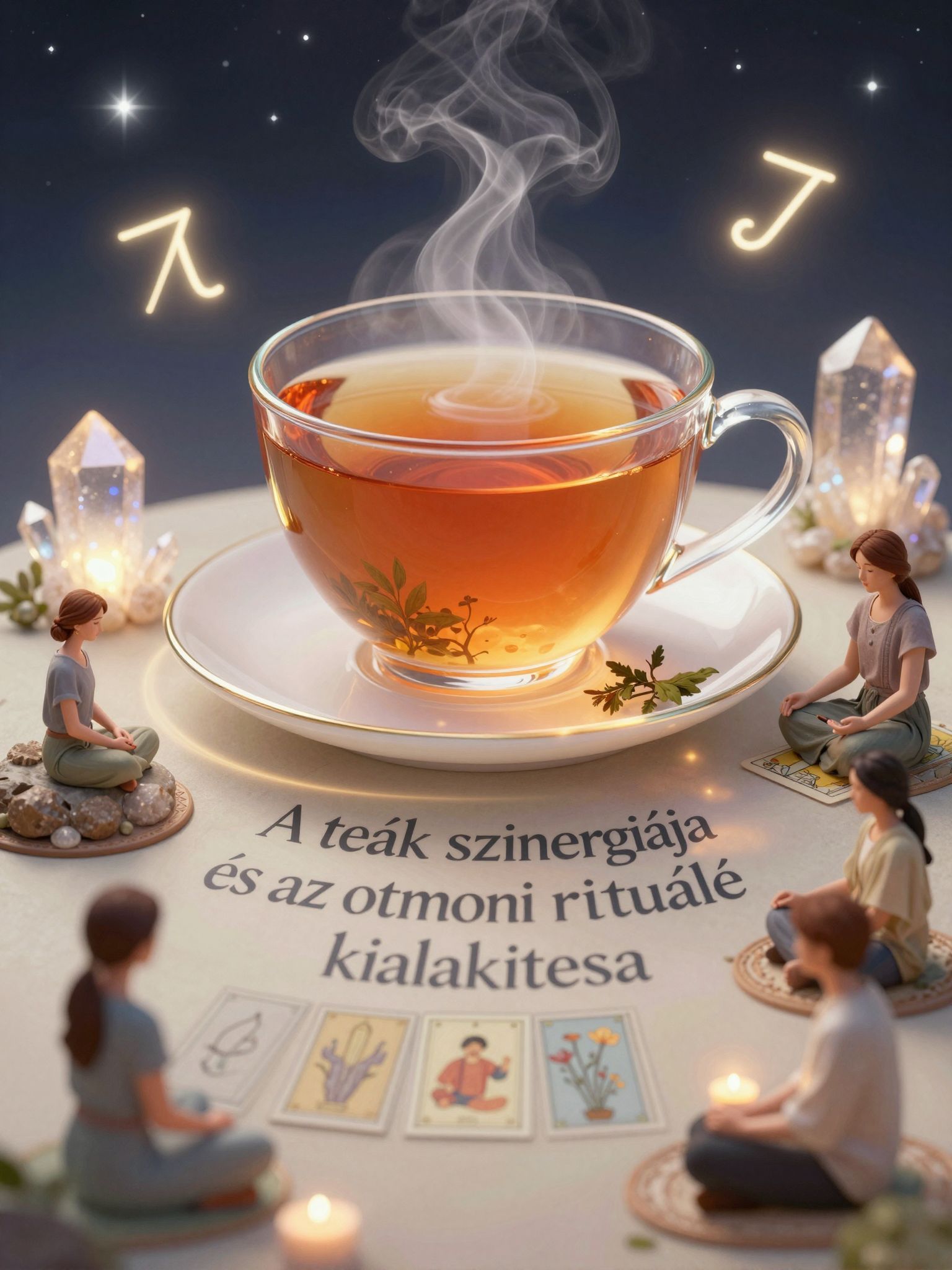 A teák szinergiája fokozza a meditációs élményt.