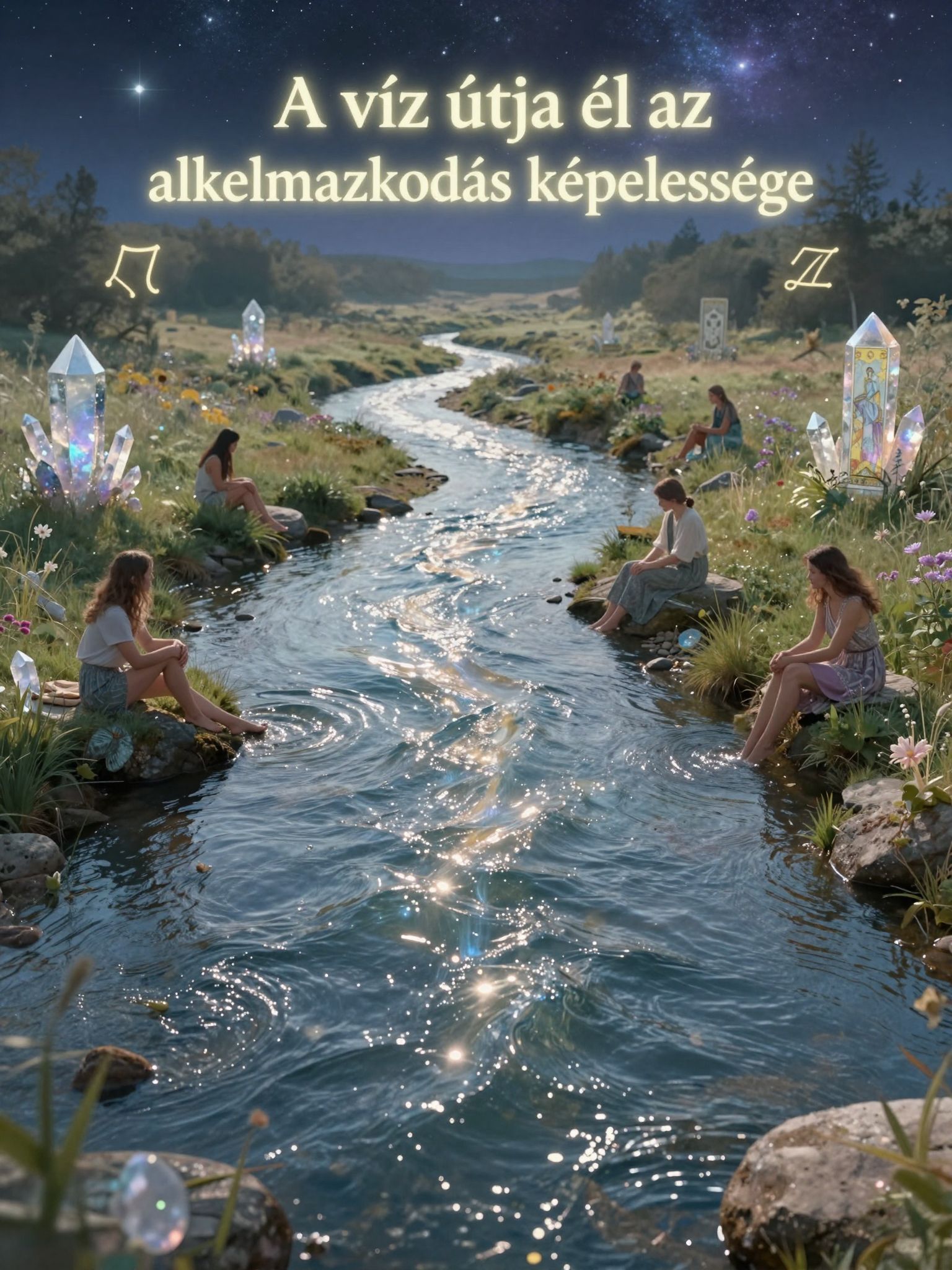 A víz alkalmazkodik, formálja a környezetét és életet ad.