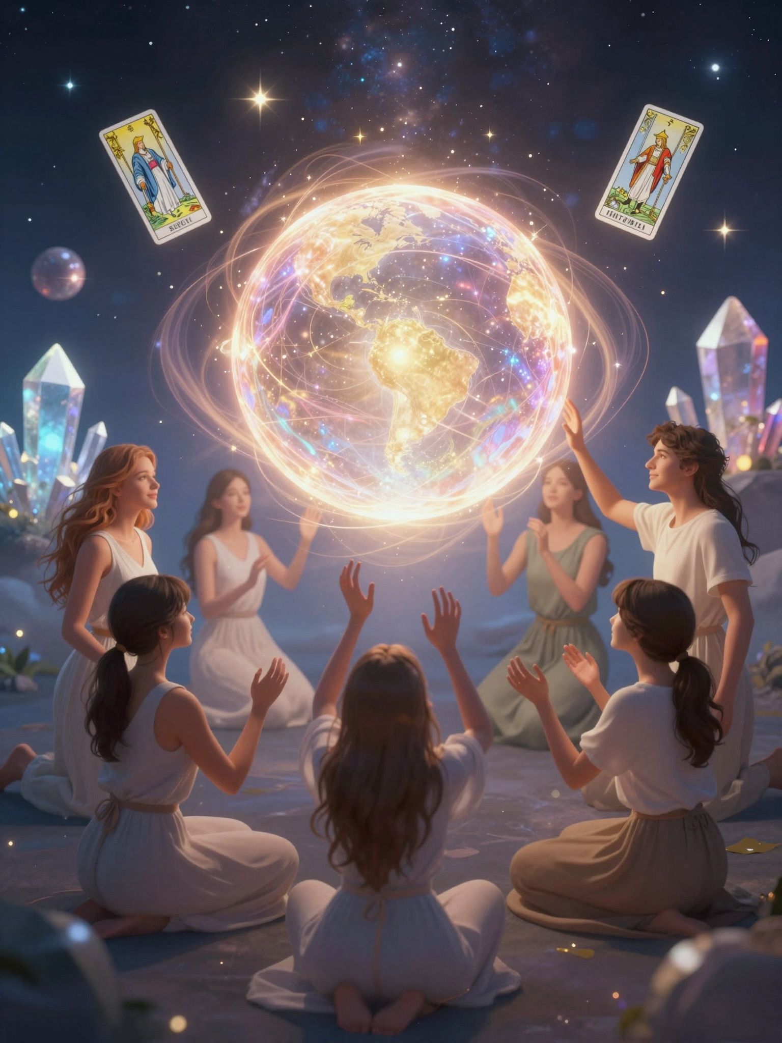 A tűz, víz, föld, és levegő energiái harmonizálják a kapcsolatokat.