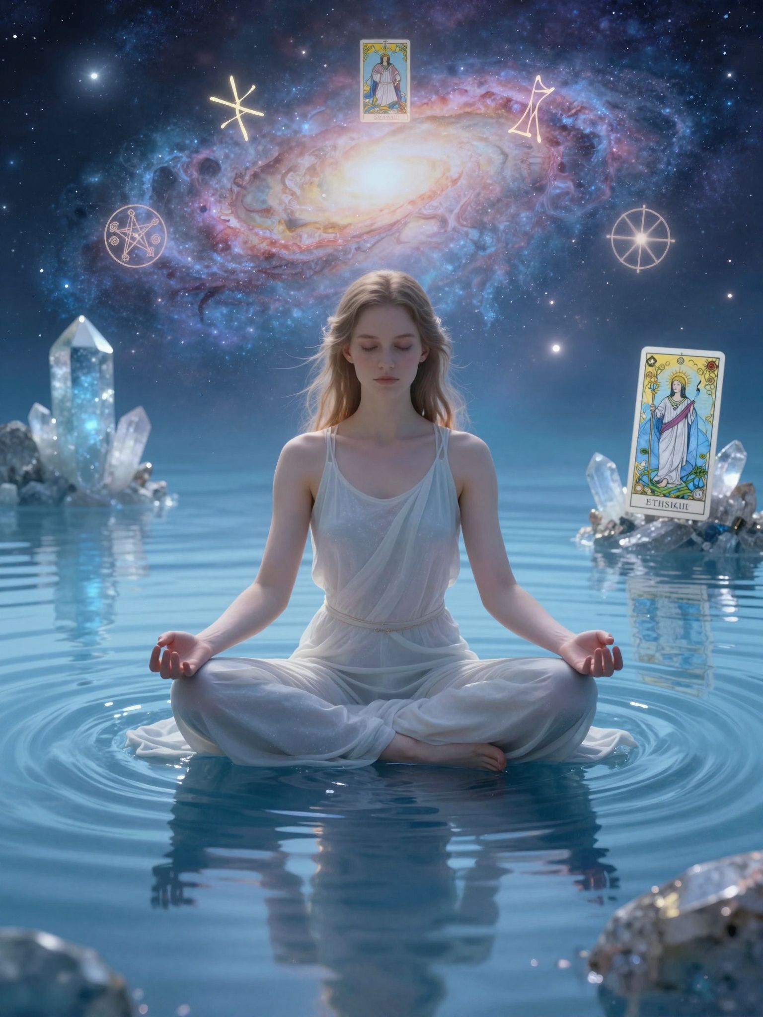 A kék víz meditációja csökkenti a stresszt és a szorongást.