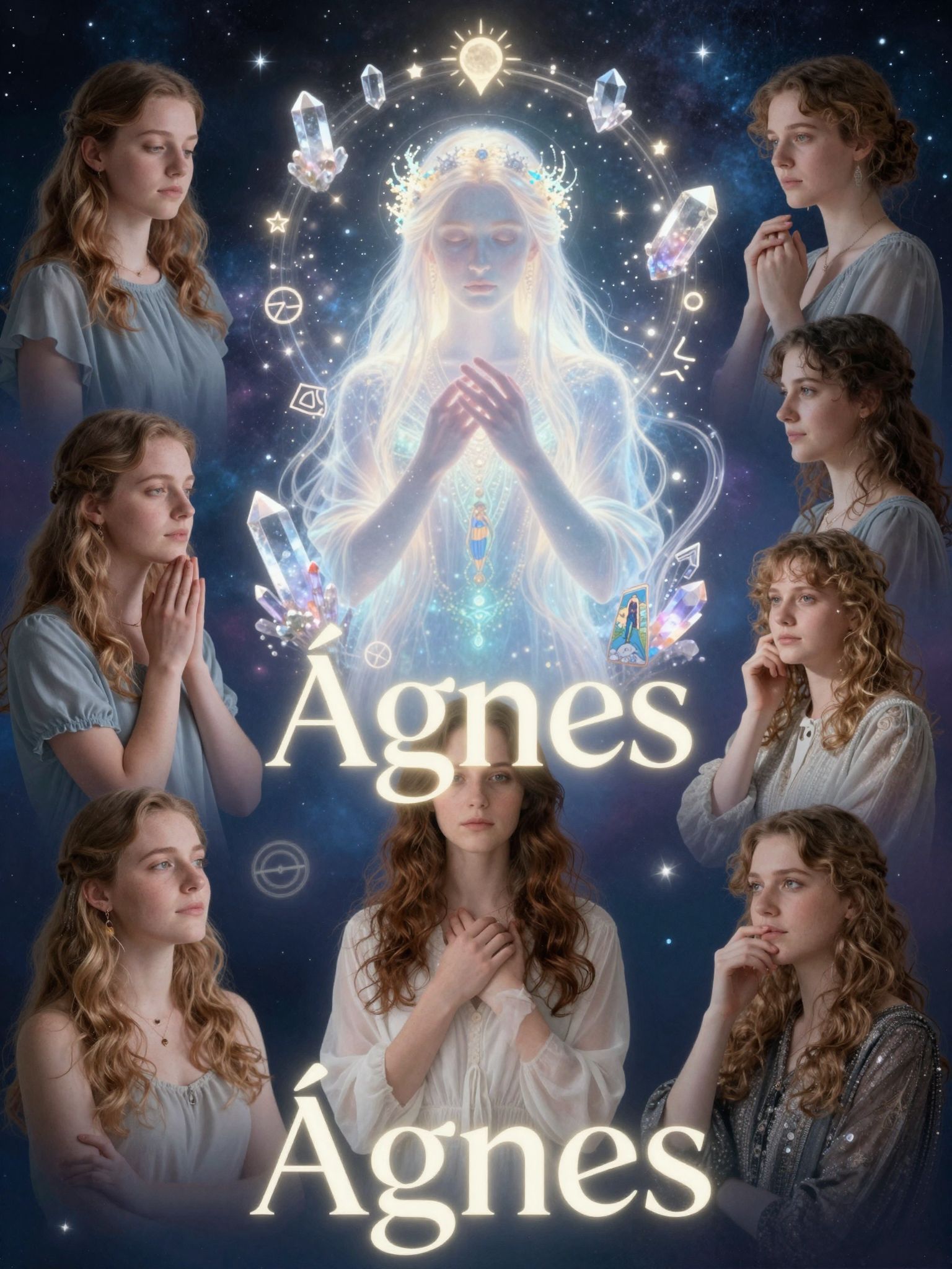 Az Ágnes név rezgése erősíti a bölcsességet és empátiát.