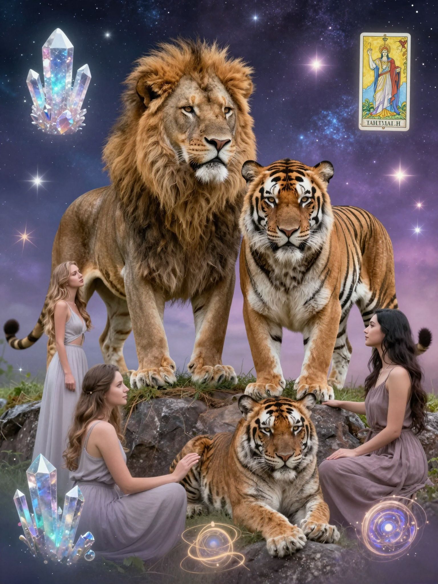 Az oroszlán a hatalom, a tigris az önuralom.