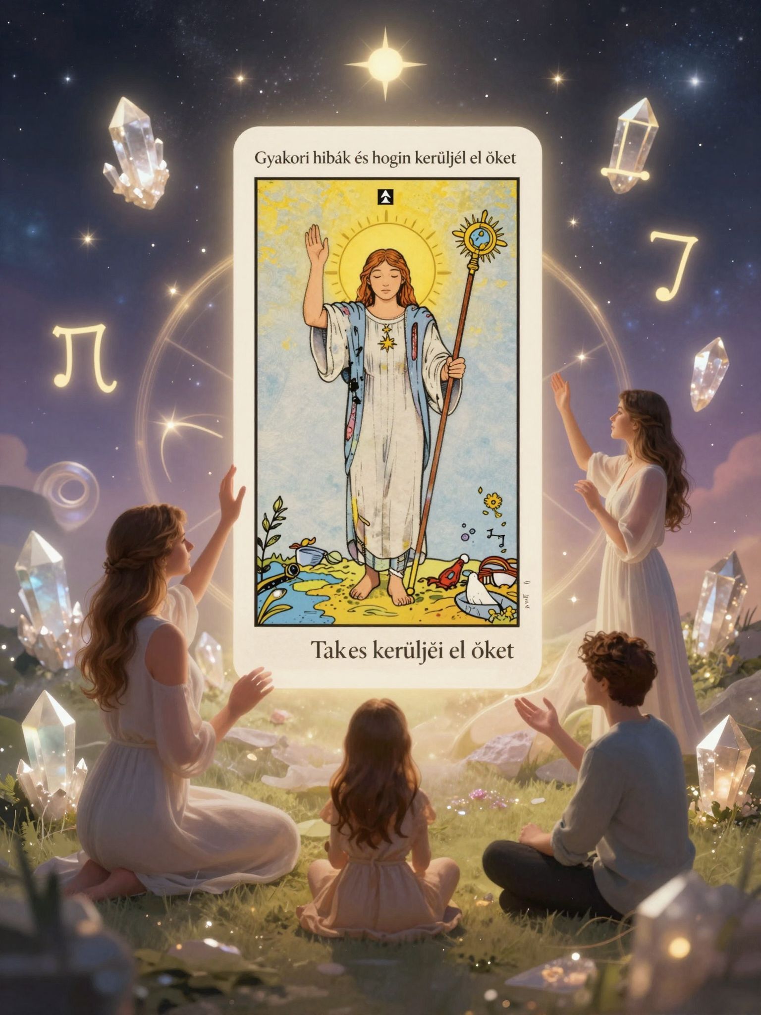 Figyelj a kérdések tisztaságára a tarot kirakás során!