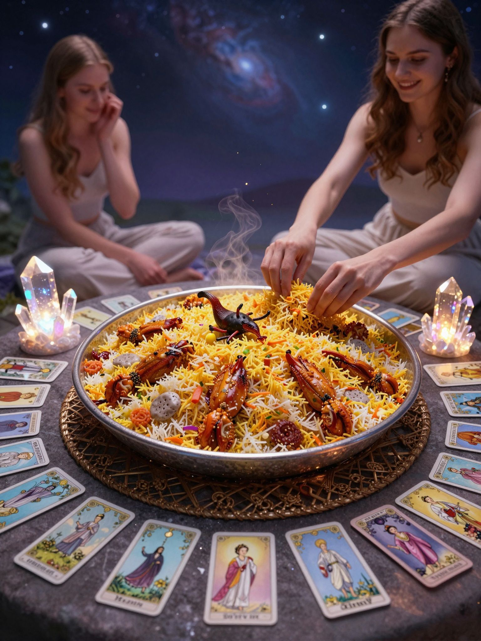 A biryani fűszerei gazdagítják az ízek harmóniáját.
