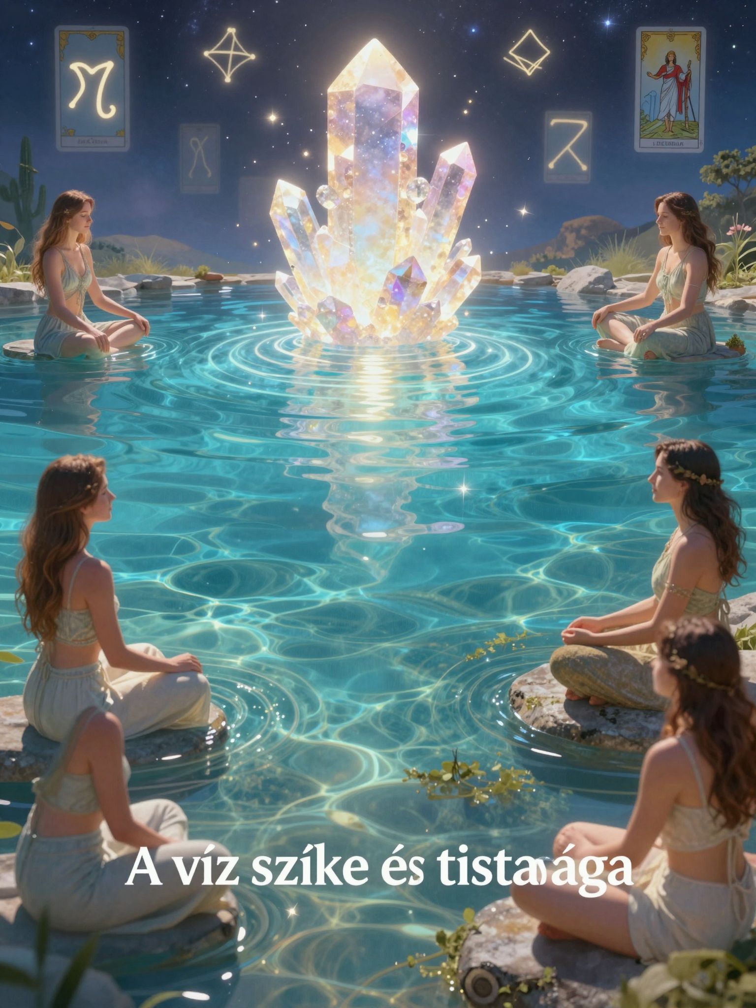 A víz színe a tudatalatti érzelmeket tükrözi.