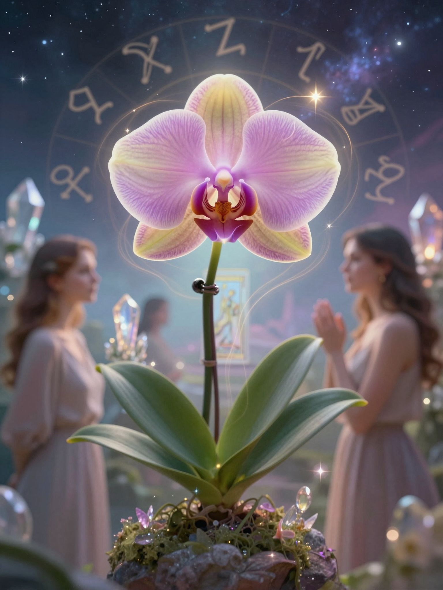 Az orchidea csodásan inspirálja a belső békét.