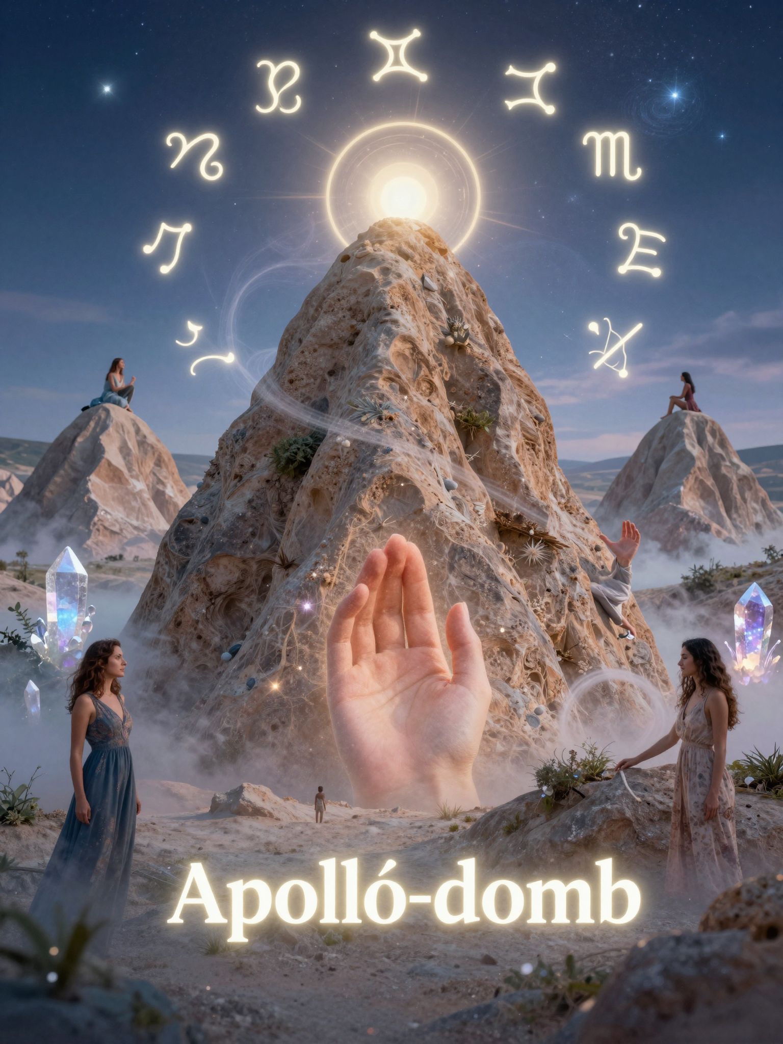 Az Apolló-domb összefügg más dombokkal a kreativitásban.